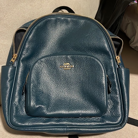 Coach Leather Carrie Backpack - Picture 2 of 15